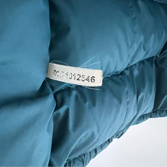 THE NORTH FACE | Nuptse 700 Goose Down Blue Teal Aqua Puffer Jacket Size small - Picture 9 of 16